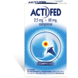 ACTIFED*12 cpr 2,5 mg + 60 mg